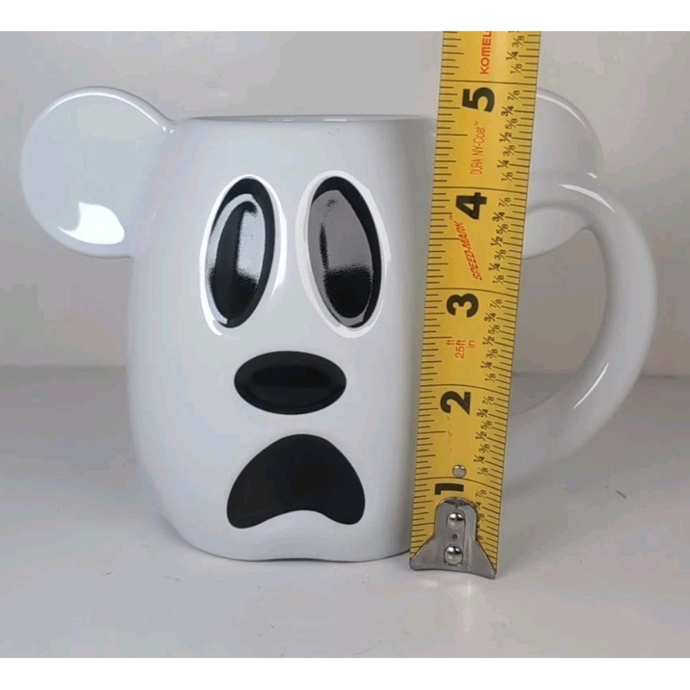 Disney Parks 2018 Halloween Mickey Mouse Ghost Boo To You Coffee Mug Rare HTF - Picture 7 of 8